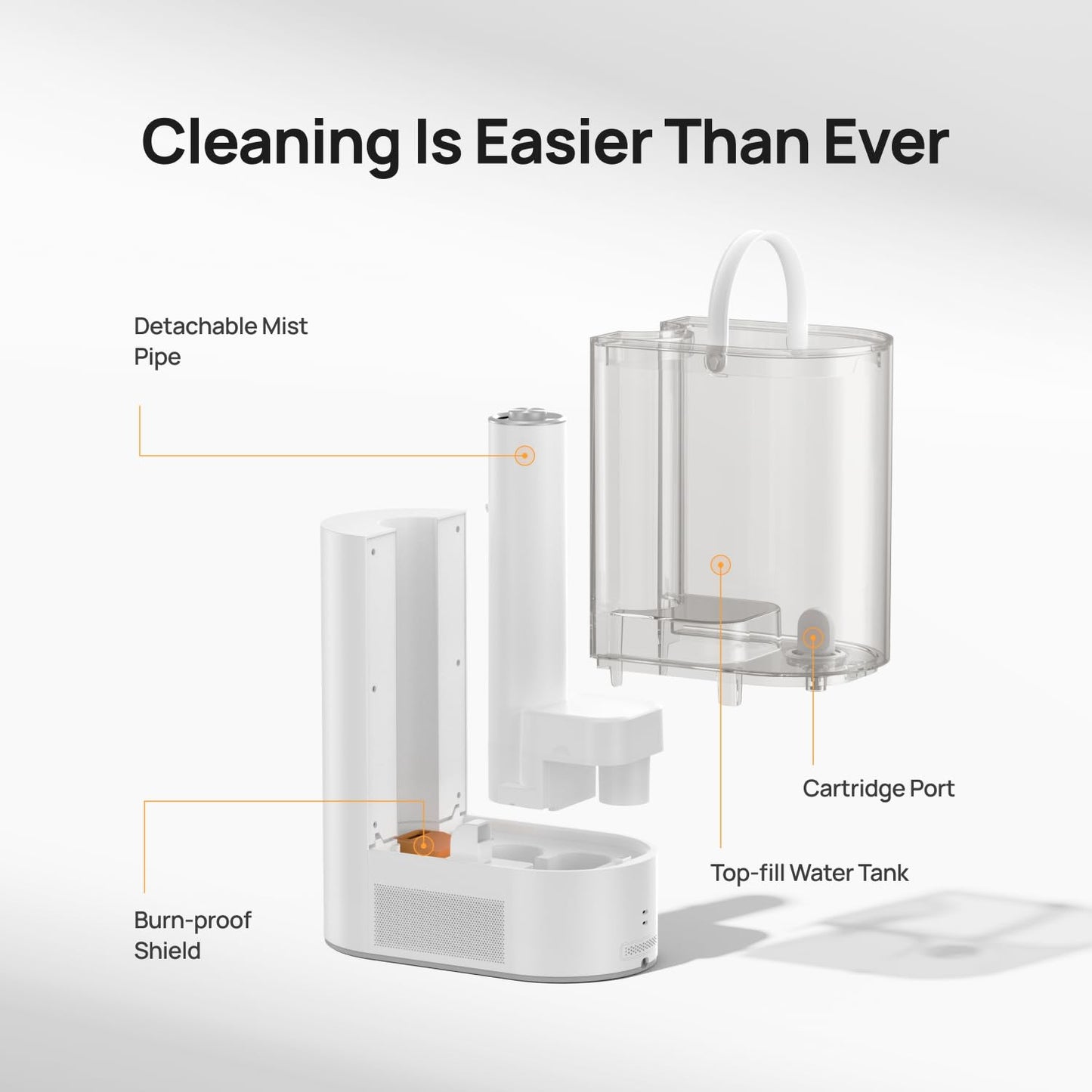Dreo 6L Humidifiers for Bedroom, Smart Warm & Cool Mist for Large Room, 60Hr Quiet Runtime for Baby, Plant, Humidity Sensor, Indicator Light, 12H Timer, Google/Alexa, HM713S