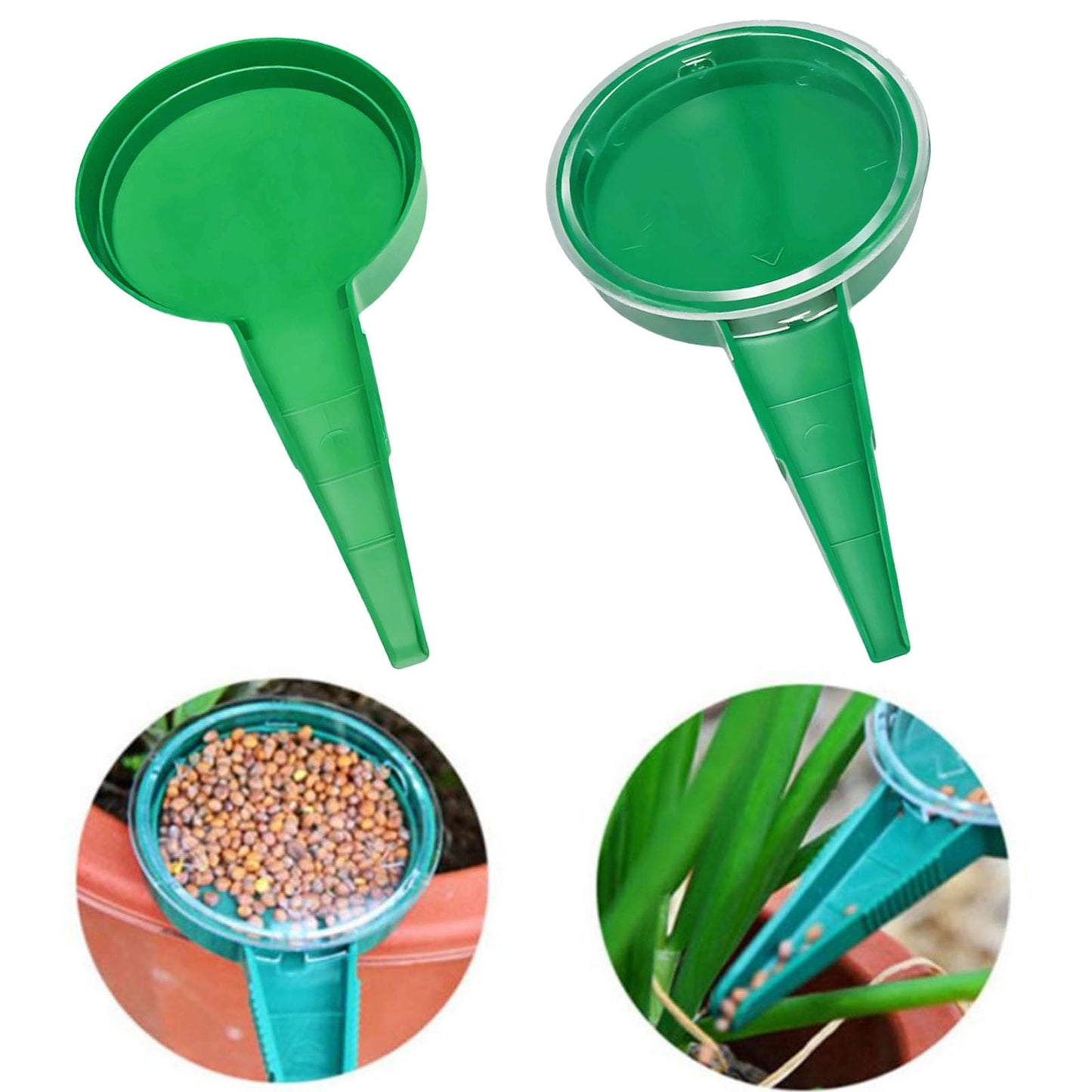 7PCS Mini Handheld Seed Spreader Set with Adjustable Speeds and 12-Hole Dibber Tool, Multifunctional Sowing Seeds Dispenser Planter Kit for Lawn Garden Farm Yard