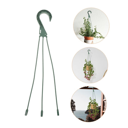 Mikikit 5pcs Hanging Flower Pot Hooks Lightweight Planter Hanger for Garden Home Use for Shelves Balconies and Terraces Versatile Plant Holder for Indoor and Outdoor Decor