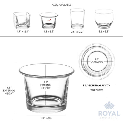 Royal Imports Candle Holder Hanging Oyster Votive Tealight Glass for Wedding, Birthday, Holiday & Home Decoration, Set of 12