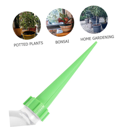 Yardwe Auto Watering Device 16pcs Plastic Drip Irrigation Kit Plant Watering System No Bottles Save Water Perfect for Indoor/Outdoor