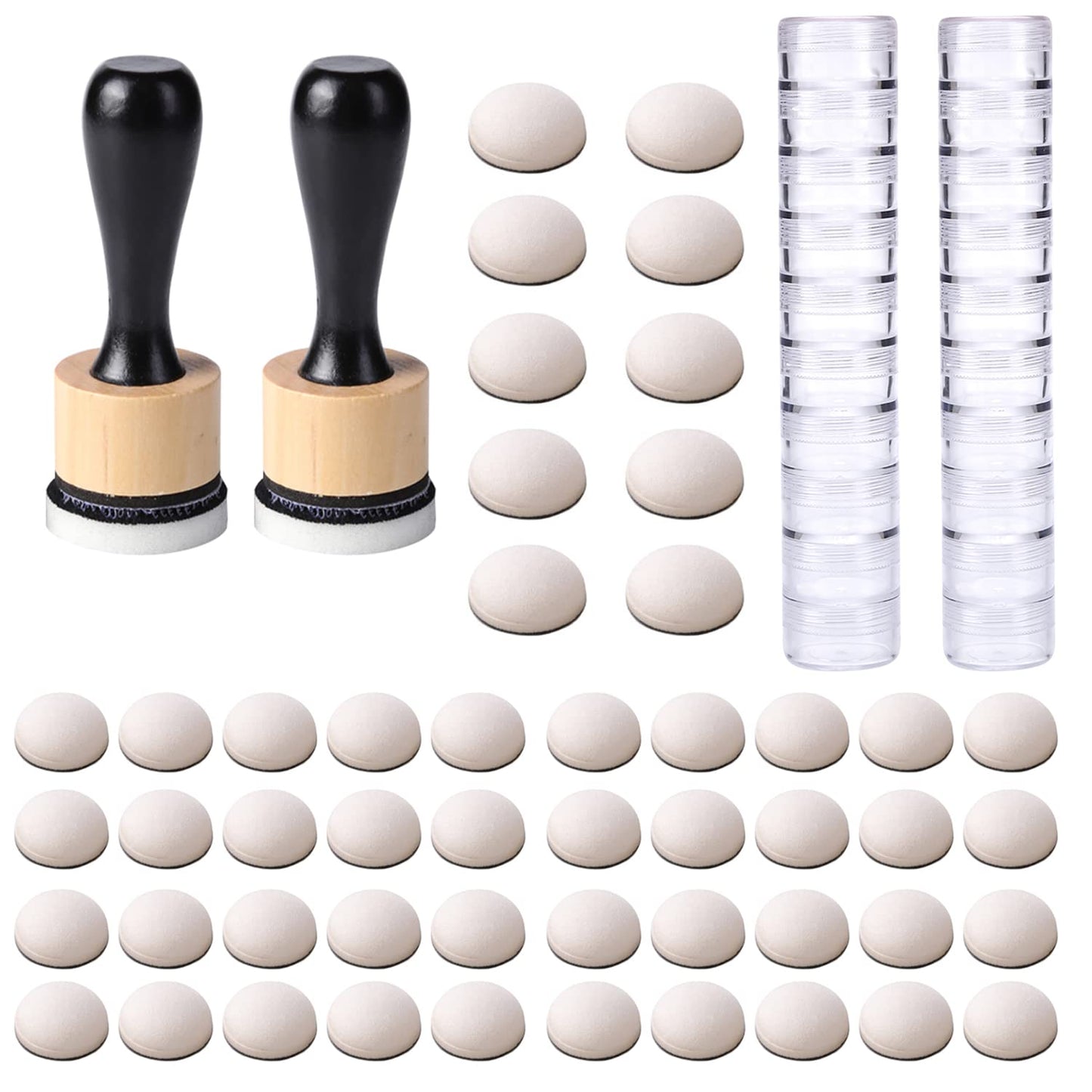 BAOFALI Mini Ink Blending Tool,with Foams Replacement Refill Foam Tool for Foams Scrapbooking Painting Drawing Art Supplies Handle Ink Tools Embossing Stencils