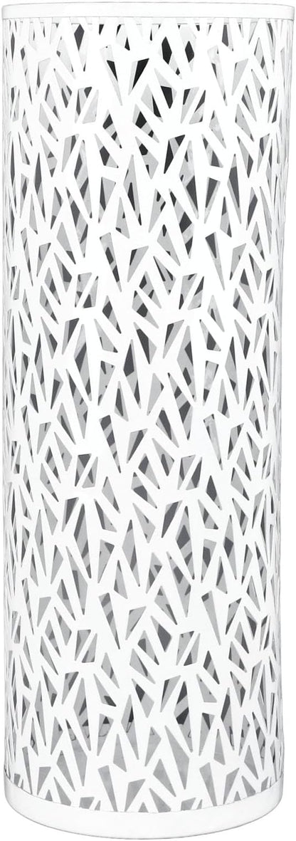 Semme Round Metal Umbrella Holder, and Watertight, Modern Design, Stable for Entryway, Office, Home Use (L)
