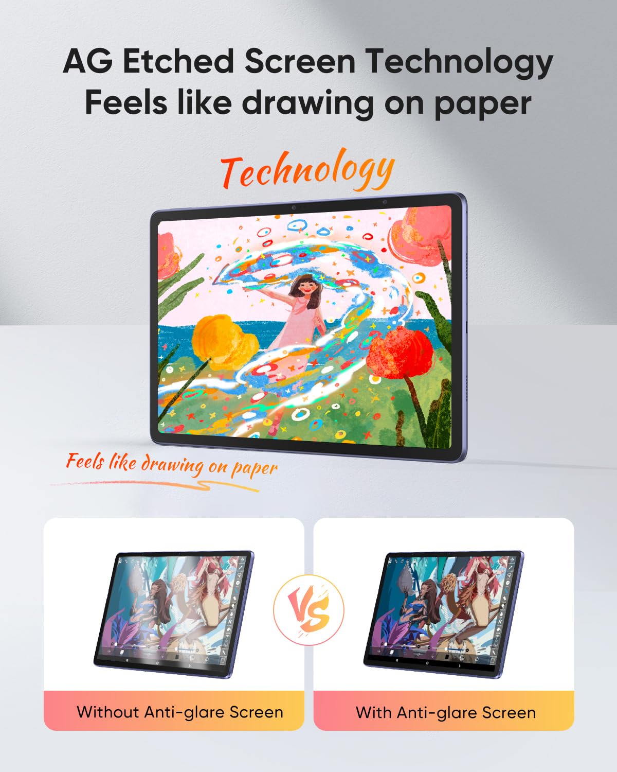 XPPen Standalone Drawing Tablet No Computer Needed Magic Drawing Pad with 16384 Pressure Levels X3 Pro Slim Pencil 12.2-inch Digital Art Tablet with Paper-Like Screen, 8GB + 256GB Portable for Artists