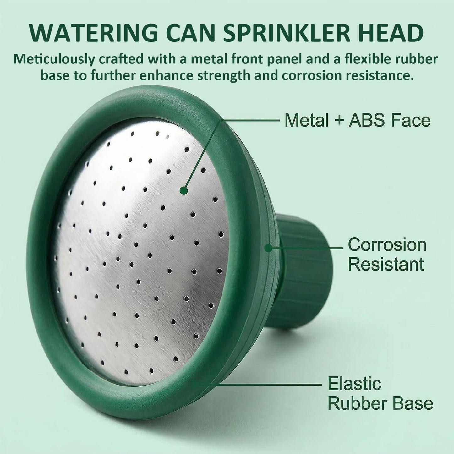 Shgxjjnb 4 Pack Watering Can Head, Watering Can Replacement Head, Universal Garden Watering Can Rose Head Water Sprinkler for Most Garden Watering Cans