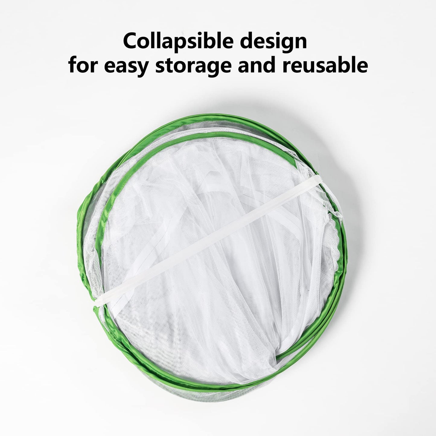 59" Outdoor Mesh Plant Enclosure, Mesh Plant Cover for Pests, Bird and Pest Protection Guard for Fruit, Vegetables, Flowers and Herbs Pop-Up Cage 35"x35"x59"