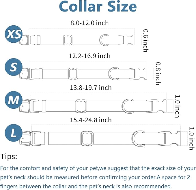 Soft Leather Dog Collar and Leash (6.6') Set - Stylish Rose Gold Heavy Duty Metal Buckle, 4 Adjustable Lengths Leash for Small Medium Large Dogs - Comfortable & Easy to Clean Grey S(12.2"-16.9")
