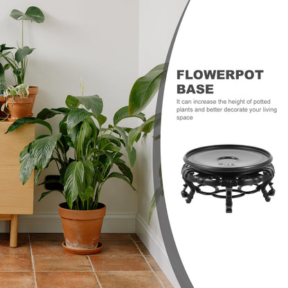 LIFKOME Plant Stand Round Pot Holder Flower Pot Stand Small Fish Tank Base Holder Heavy Duty Potted Stand for Home Balcony Garden