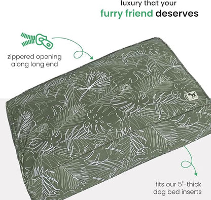 Molly Mutt Panama Dog Bed Duvet Cover, 100% Cotton Canvas Cover for Dog, Puppy, or Cat Bed, Durable, Washable, and Free of Harmful Chemicals, Medium/Large, 27"x36"x5"
