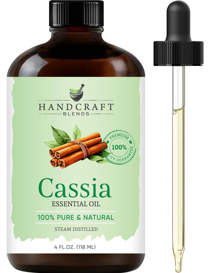 Handcraft Blends Lavender Essential Oil – Huge 4 Fl Oz – 100% Pure and Natural – Premium Grade Essential Oil for Diffuser and Aromatherapy, Skin, Massage, Candle and Soap Making Fragrance