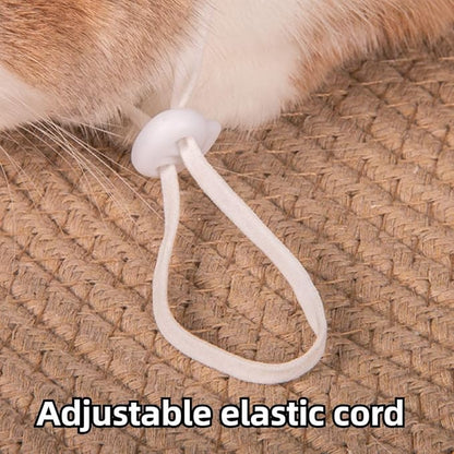 Guinea Pig Clothes,Rabbit Harness,Ferret Bunny Clothes with Pet Rabbit Harness and Leash Mini Hat Bag Cute Brooch for Kitten Small Animal Collars (Pink)