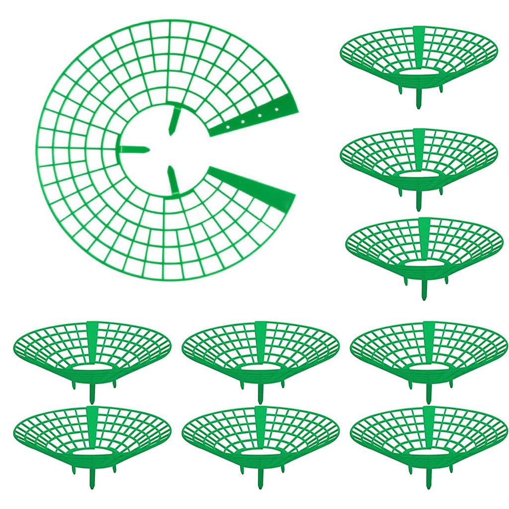 Fulanfudi 10 Pcs Strawberry Plant Support Stand Strawberry Growing Racks with 3 Sturdy Legs Strawberry Growing Frame Keeping Fruit Elevated to Avoid Ground Rot