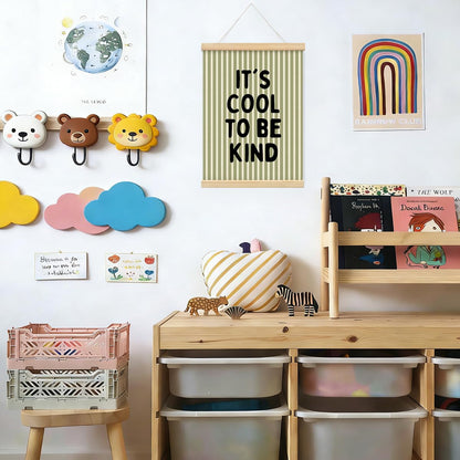 STHTTSW Kids Room Decor,Sage Green Classroom Wall Decor,It's Cool to Be Kind Banner,Baby Nursery Decor Wall Hanging Flag for Bedroom Playroom Classroom Kids Rroom 12x16 Inch