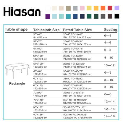 Hiasan Pumpkin Orange Rectangle Tablecloth - Waterproof Washable Polyester Fabric Table Cloth for Buffect Dining Birthday Party Wedding, 70 x 90 Inch