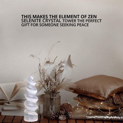 Himalayan Glow WBM Crystal Spiral Selenite