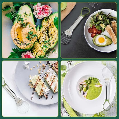 Avocado Slicer,Avocado Pit Remover Cutter/Peeler,Well Made Stainless Steel Avocado Slicer and Pitter Tool,Really Cutting Thin Slices,The Best Holiday Gifts