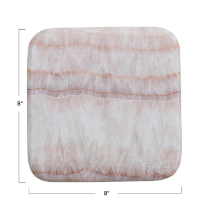 Bloomingville Honey Onyx Cheese Serving Board, Natural Color