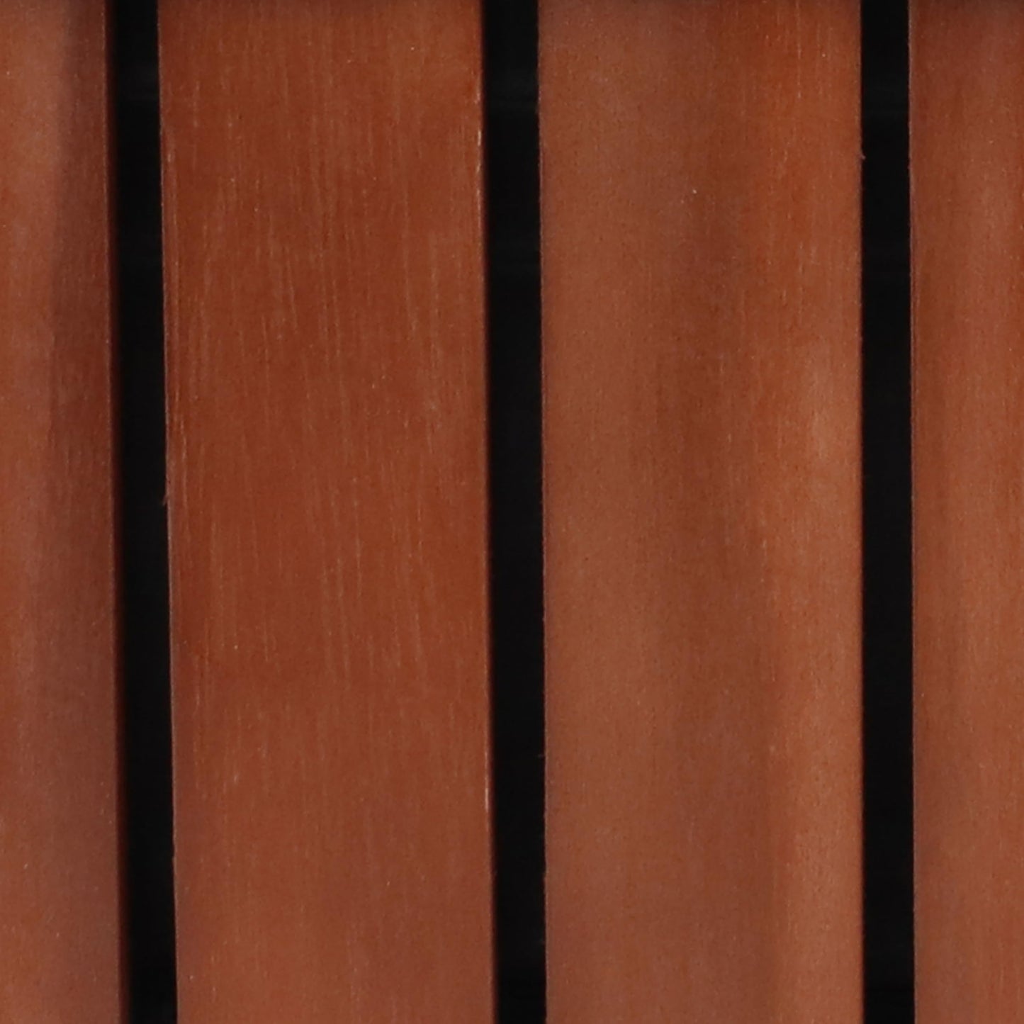 Sunnydaze Slatted Rectangular Wood Planter Box with Powder-Coated Steel Frame - 24" Acacia Wood Planter with Removable Liner - 3.7 Gal Capacity