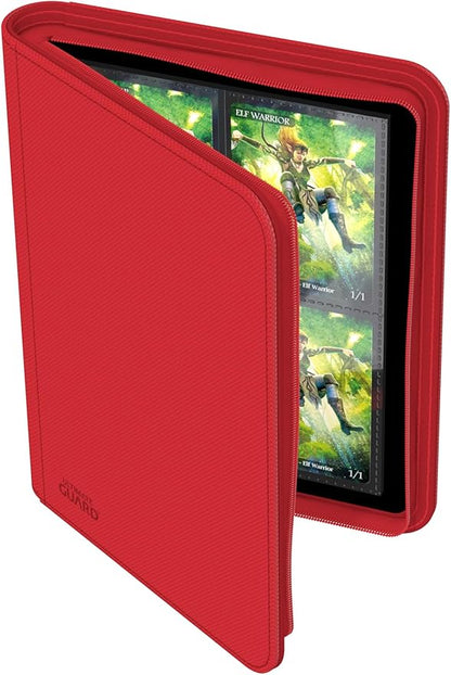 Ultimate Guard Zipfolio 160 – 8 Pocket Xenoskin Red