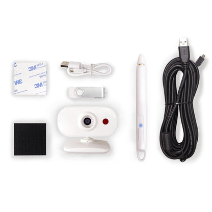 Portable Interactive Whiteboard - Smart Teaching Whiteboard, Long Focus Interactive Screen, Auto Calibration, Easy to Setup, Ideal for Home, Office, Classrooms, Conference Room, Presentation