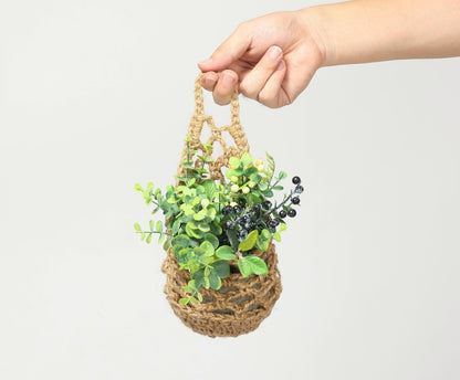 Shineloha 3 Packs Hanging Planters for Indoor Plants up to 4 in., Wall Plant Holder | Plant Hanger Indoor, Wall Planters for Indoor Plants, Hanging Plant (3PK, for 4 inch Pot)