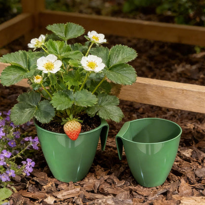 Strawberry Propagation Station | Breathable Portable Cups with Forks for Fast Transplanting, Bare Root Strawberry Cultivation Tool for Windowsill, Courtyard, Garden, Yard, Farm, Balcony