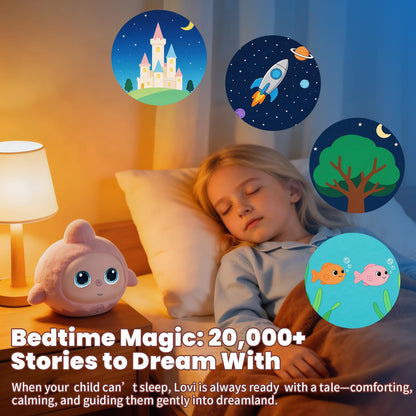 Liovipals Interactive Plush Talking Companion AI Robot Pet, Cute Live Pets for Kids, Gifts for Girls & Boys