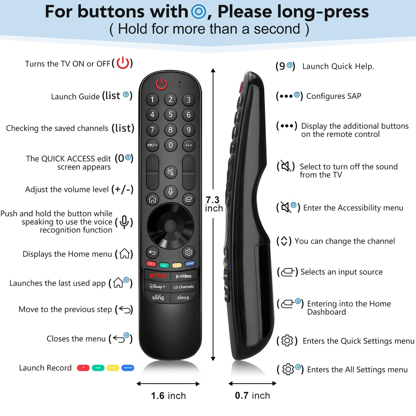 Voice Replacement for Google-Chromecast-Remote, G9N9N for Chromecast with Google TV Remote, for Google TV Streamer (Only for Snow Chromecast Google)