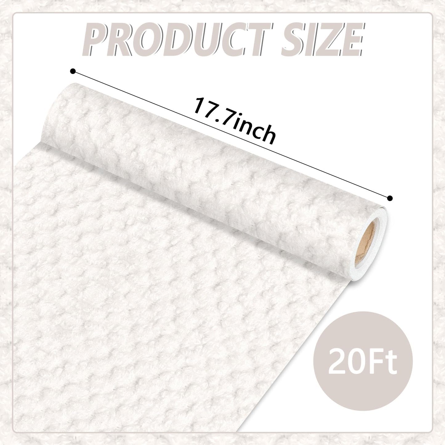 Qyeahkj White Woven Bulletin Board Paper Roll Rustic Bulletin Board Background Paper Fade Resistant Classroom Decoration Poster Art Craft Home Wall Education Decor Supplies 17.7in x 20ft