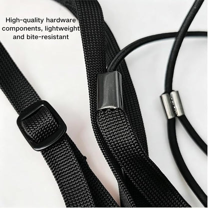 Adjustable Bird Harness and Leash for Parrots Outdoor Flight Training Anti-Bite Light Weight Easy-to-Wear Bird Vest with 59 Inch Elastic Leash for Quaker Conure African Grey Macaw Cockatoo (XS)