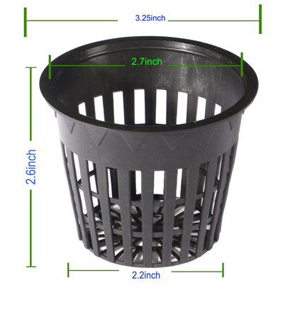 HORTIPOTS 3 inch Net Pot Mylar Reflective Block Covers for 3 inch Net Pot Top Lid (Pack of 100)