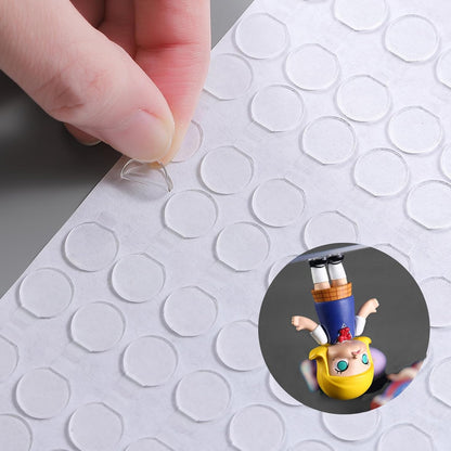 Adhesive Stick dots Two-Sided Sided Mounting Putty Stick Tack for Wall Hanging Crafts Balloons Festival Party Decorations,Clean Removable(0.6"*0.6"-640)