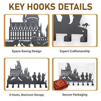 LALALANHOME Magic Castle Silhouette Key Holder