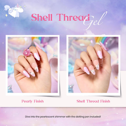 Beetles Gel Nail Polish Kit with U V Light - 80Pcs Fall Nail Fest Color Enchantment 55 Colors Gel Polish Starter Kit with Base Top Coat DIY Nails Stickers Manicure Tools Gift for Women Teens Girls