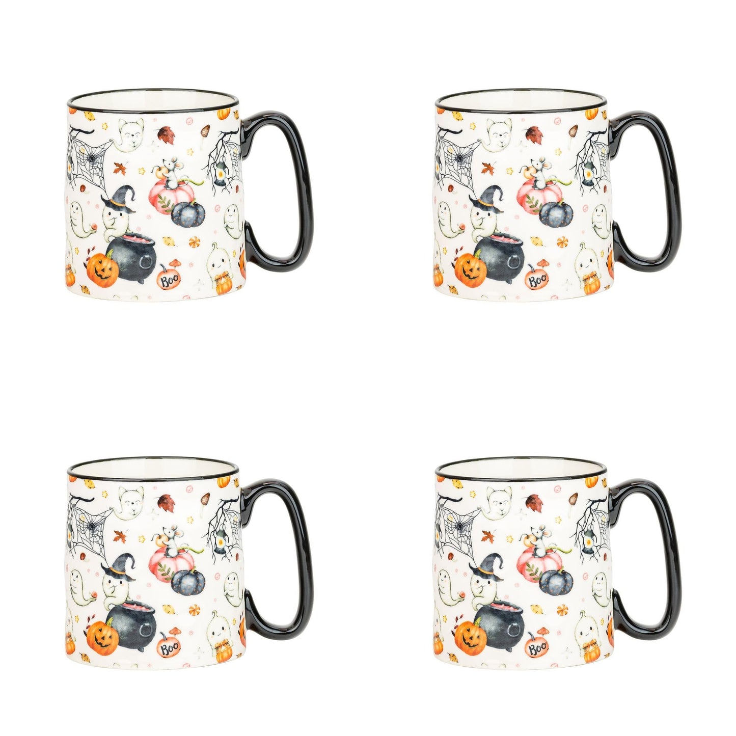 10 Strawberry Street Bella Witchy Ghosts, Set of 4