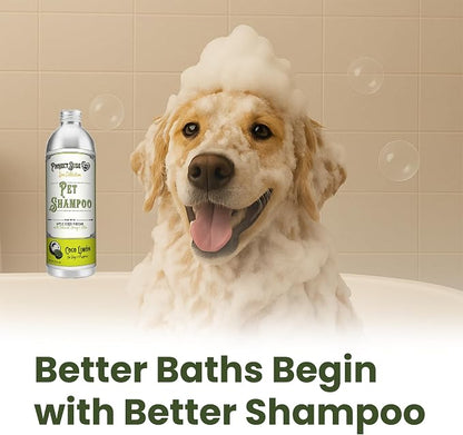 Project Sudz Spa Collection Liquid Shampoo – Coco Limone | Nourishing Natural Pet Shampoo with Coconut & Lemon | Gentle, Eco-Friendly, Safe for Dogs & Cats