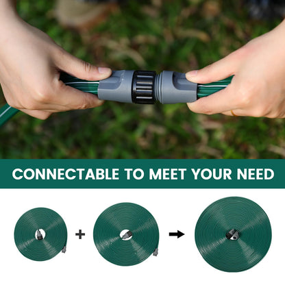 Passionbility Soaker Sprinklers Hose 50ft 2 pack, Garden Drip Soaker Watering Premium Flexible Irrigation Hose, High-Efficiency Water-Saving with Stakes