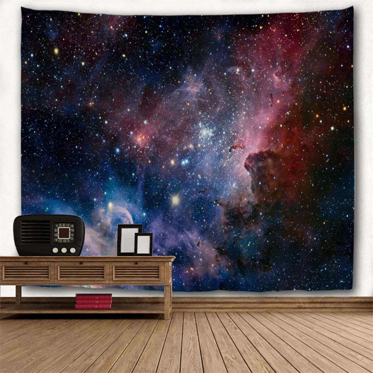 goodbath Space Wall Tapestry, Universe Galaxy and Star in Outer Space Wall Hanging for Living Room Bedroom Dorm, 80" x 60", Colorful