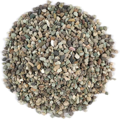 LANDEN Thoreau Aquarium Sand for Aquascape 2L(7lbs), Fish Tank Gravel, Aquarium Natural Cosmetic Gravel, Fish Tank Decorative Sand, Coarse Sand for Plants, 2-3mm