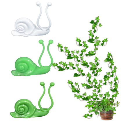Lasyman 50PCS Plant Wall Clips: Vine Climbing Self-Adhesive Invisible Fixing Hook for Wall & Garden Decoration
