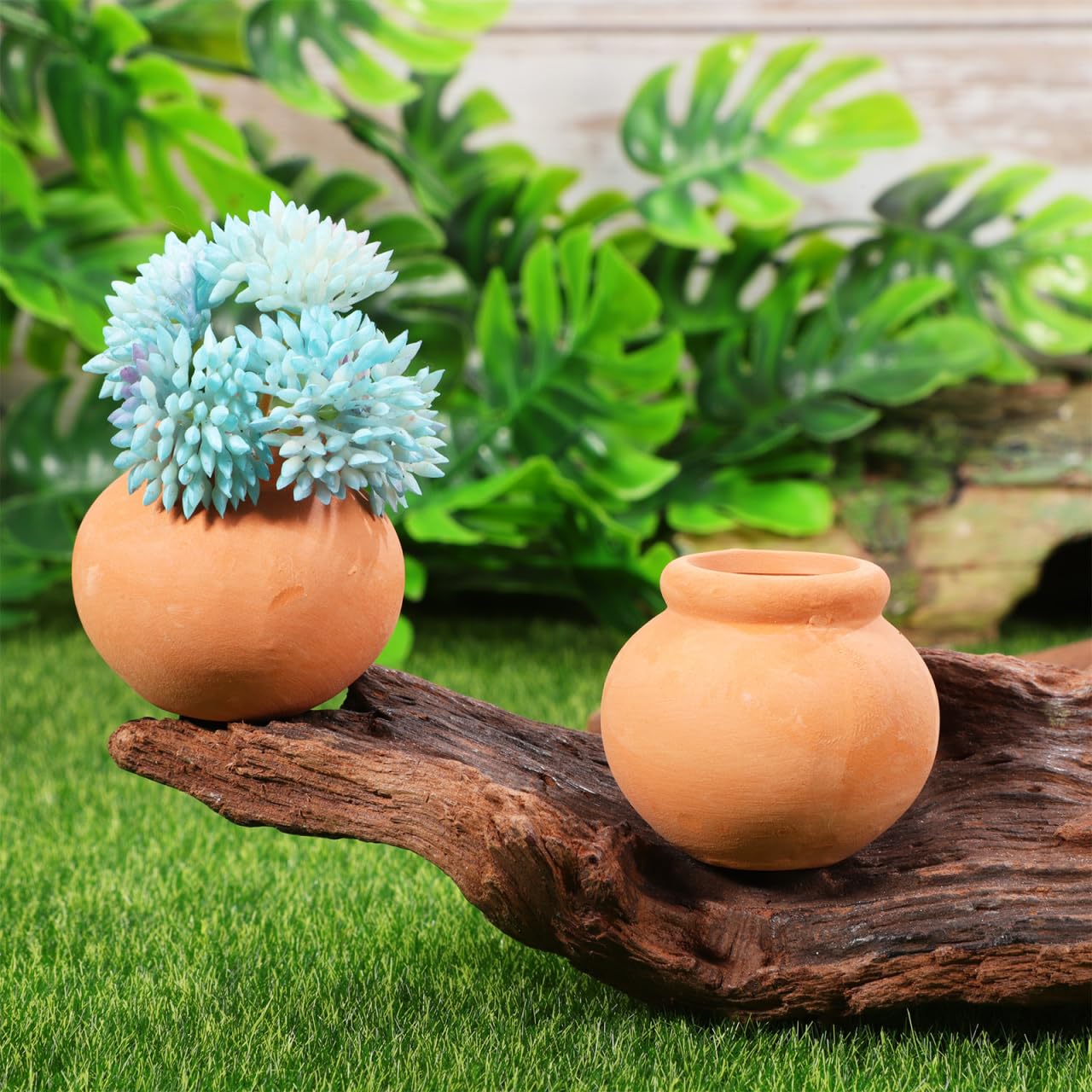 Toddmomy Miniature Terracotta Succulent Pots 12Pcs Mini Clay Flower Planting Pots for Indoor Plants, Cactus, Fairy Garden, DIY Crafts, Home Decor Accessories