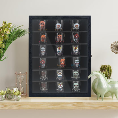 FramePro Shadow Box Frame Display Case 12x16 with Removable Shelves, Deep Memory Box Trinket Knick Knack Shelf Cabinet for Collector, Keepsake Coins Military Medals Wedding Flowers Black