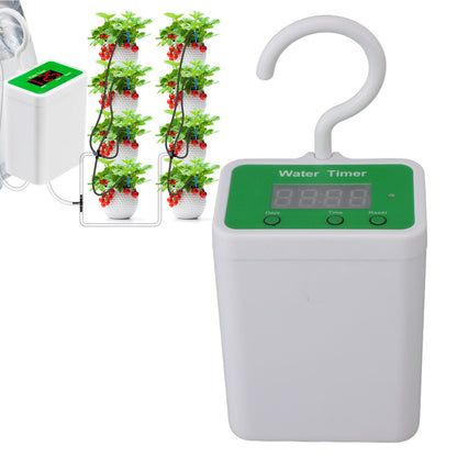 Automatic Plant Waterer Indoor, Potted Plant Drip Irrigation Kit for 12 Pots USB Rechargeable Flower with Tee Joints and Tubes