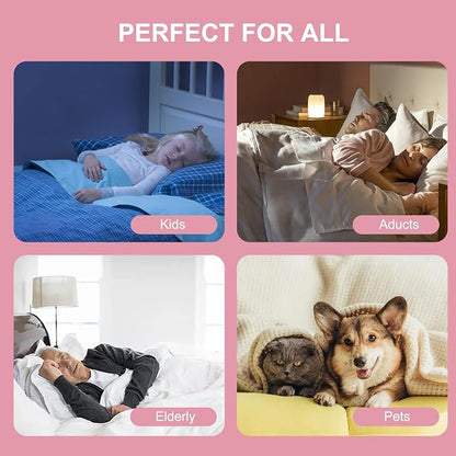 Bed Pads for Incontinence Washable, 3 Packs 36x34 Inch Reusable Waterproof Soft Wetting Pee Underpad for Adults, Elderly, Seniors, Women, Kids & Pets, Machine Washable Pad for Bed, Sofa-Pink