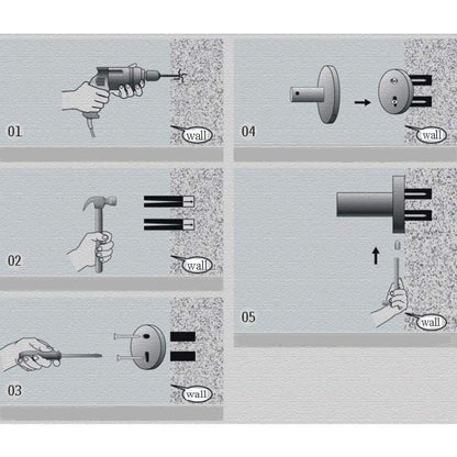 Toothbrush Holder Wall Mounted with Satined Cup with Chrome-Plated Holder,Metal Stainless Steel