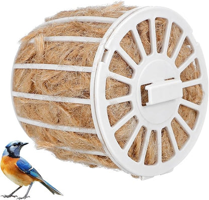 Abaodam Cotton and Jute Bird Nest Material for Small Birds Parakeets Canaries Finches Comfortable Reusable Nesting Pad for Birdhouses and Habitat Decoration