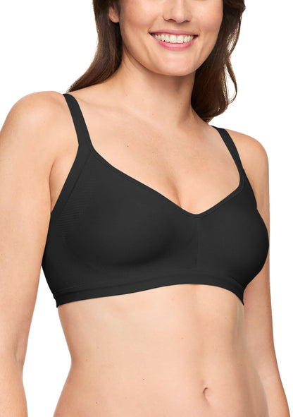 Warners Women's Blissful Benefits Underarm-smoothing With Seamless Stretch Wireless Lightly Lined Comfort Bra