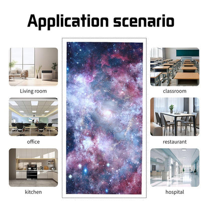 2PCS Magnetic Fluorescent Light Covers - Starry Universe Filters for Classroom & Home Office Drop Ceiling Lamps, 4x2Feet