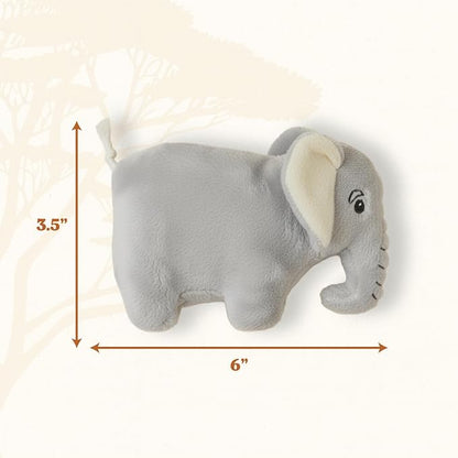 Dog Toys | Plush Elephant Stuffed Animal for Dogs | Eco Friendly Small Dog Toy