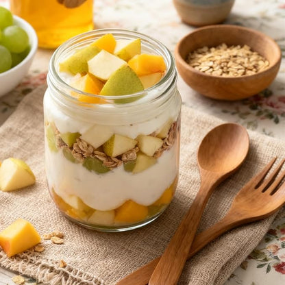 Overnight Oats Containers with Lids, 16oz Wide Mouth Mason Jars with Lids, 6 Pack Glass Jars with Airtight lid for Chia Pudding Yogurt Salad, Meal Prer Oatmeal Jars